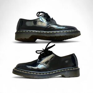 Dr. Martens 1461 Glossy Black Patent Leather Oxford Shoes